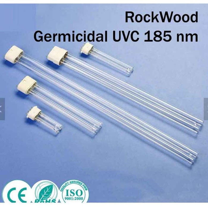 Lampu UV C Gemicidal Type U Sterilisasi dengan Ozone Rockwood