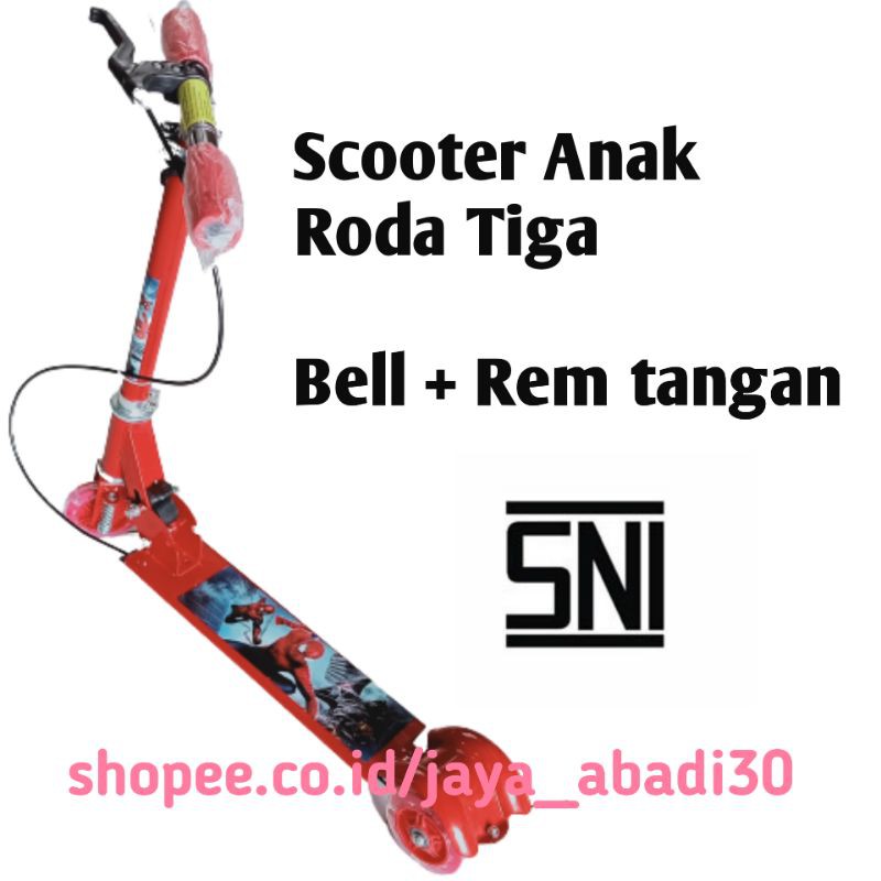 Mainan Scooter poo / Otoped / Scooter roda tiga