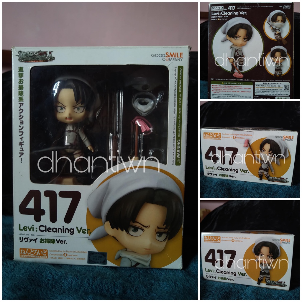 NENDOROID LEVI CLEANING VER 417 BIB ATTACK ON TITAN