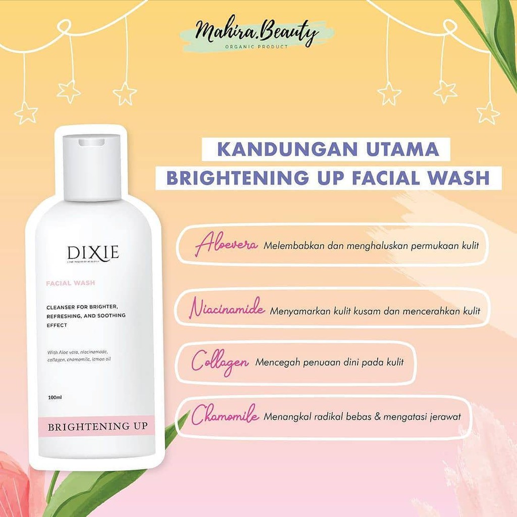 Dixie Facial Wash Brightening Up