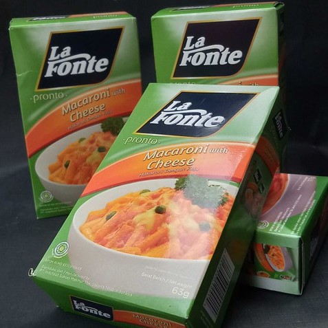 

LA FONTE PRONTO MACARONI WITH CHEESE 63GR