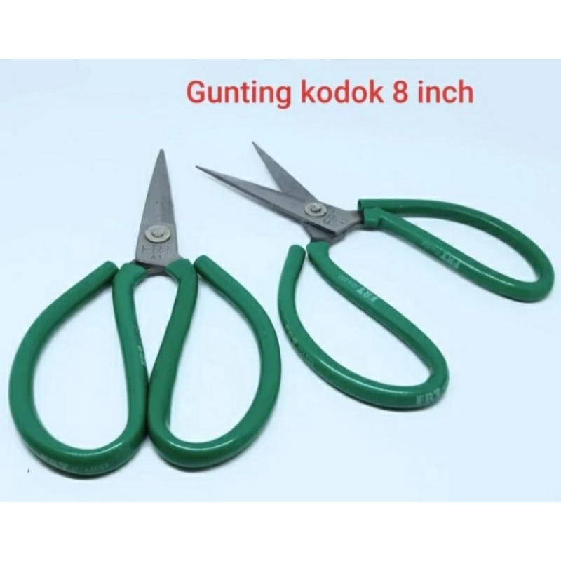

Gunting Kodok FRT 8 inch sangat TAJAM (nyaman di pegang)Mantap - FRT Hijau