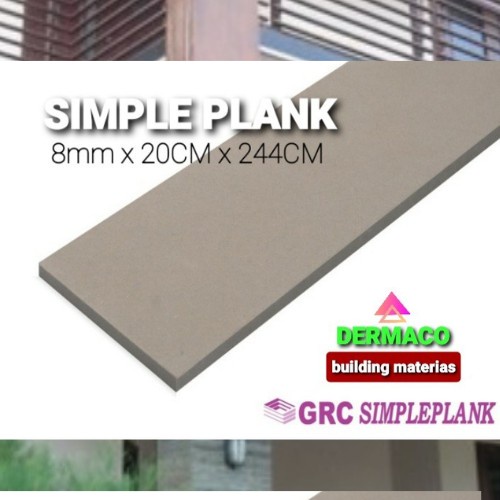 GRC SIMPLE PLANK 20 CM / LISPLANG GRC / LISPLANG POLOS /LISPLANG 20 CM