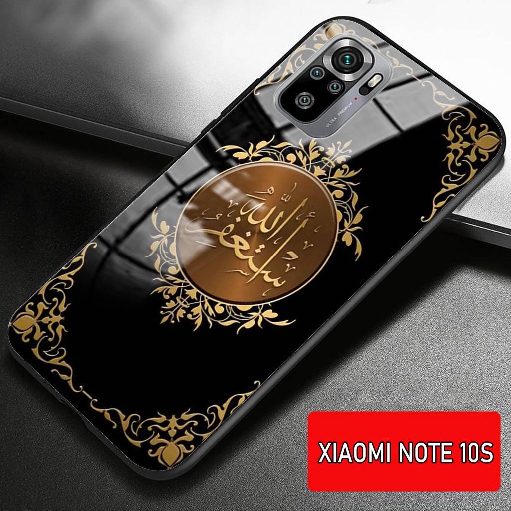 Softcase Glass Kaca XIAOMI REDMI NOTE 10 S - Casing HP XIAOMI REDMI NOTE 10 S [ S50].