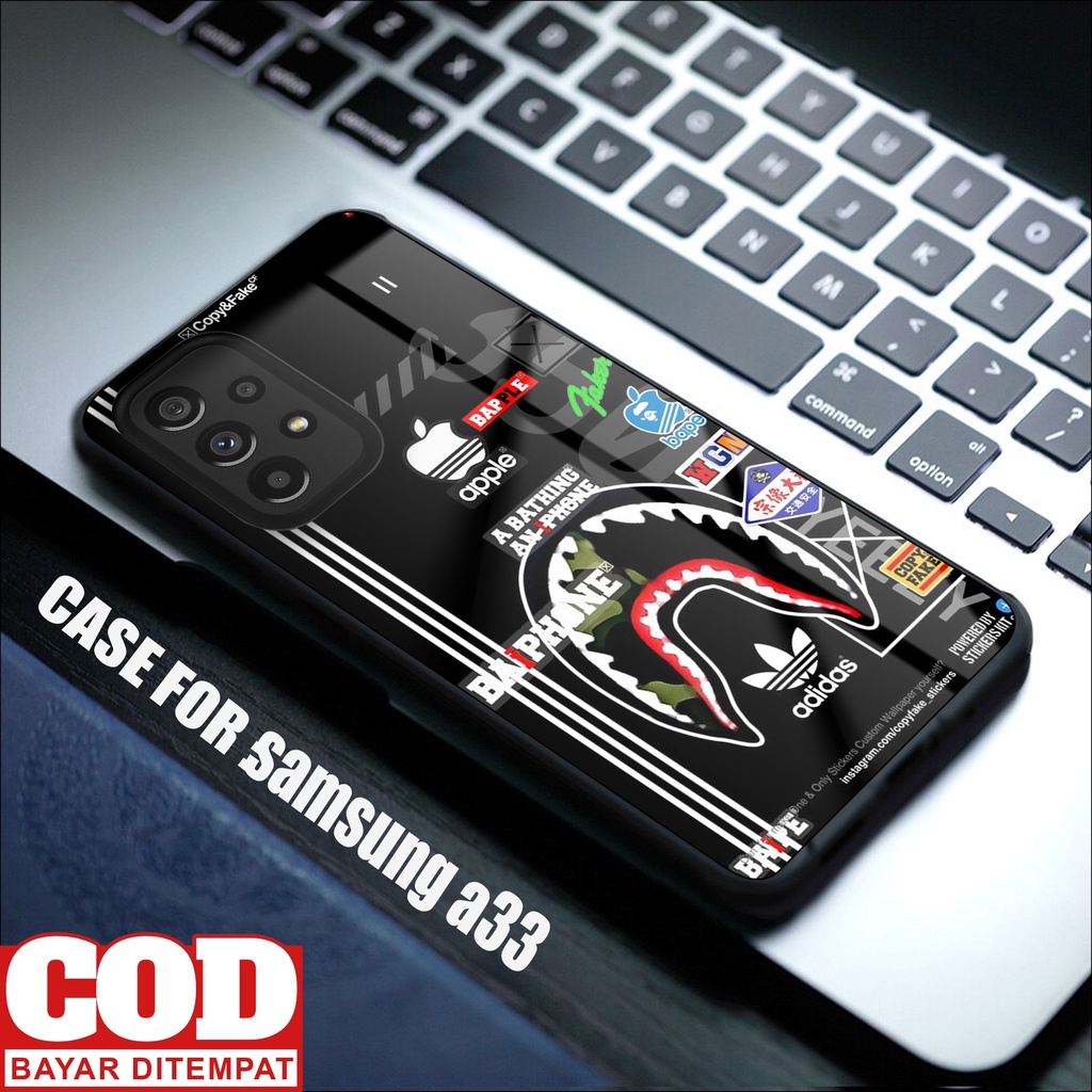 Case SAMSUNG A33 - Casing SAMSUNG A33 Terbaru Case [ MOTIF BRANDED ] Cassing Hp SAMSUNG A33 - Siliko