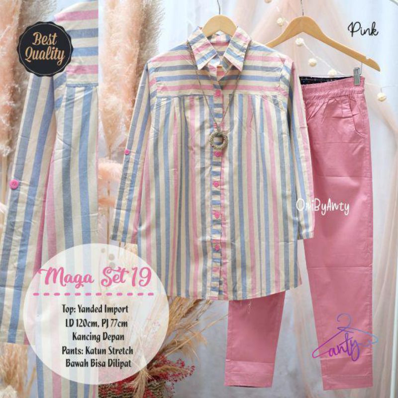 maga set / maga set by antys / maga set jumbo / setelan  wanita jumbo