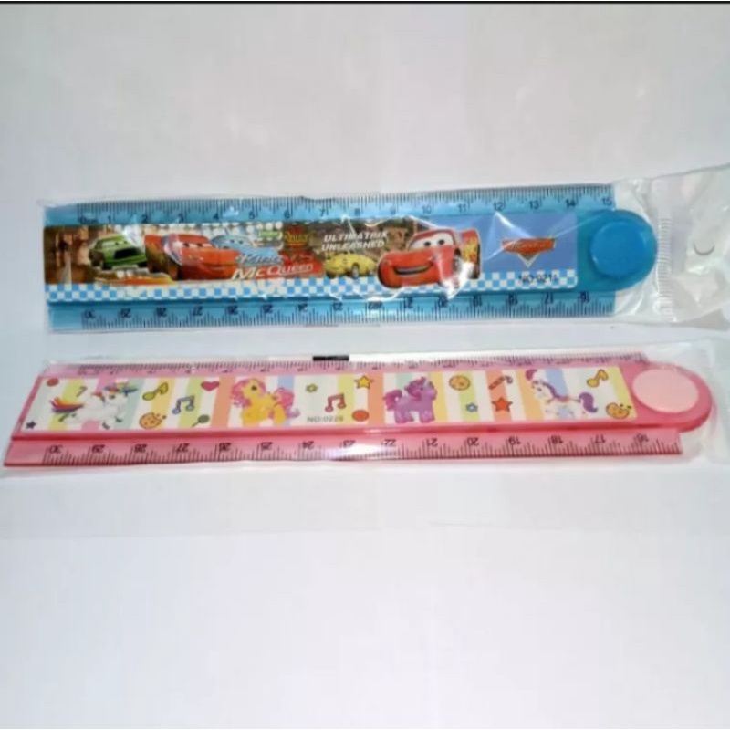 

PENGGARIS LIPAT KARAKTER 30cm / satuan / 1 pics