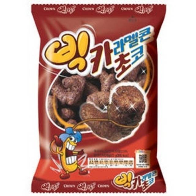 

Korean Crown Caramel Corn Choco Snack Chocolate Snek Korea Jagung Coklat Cokelat Korea Snek No 1