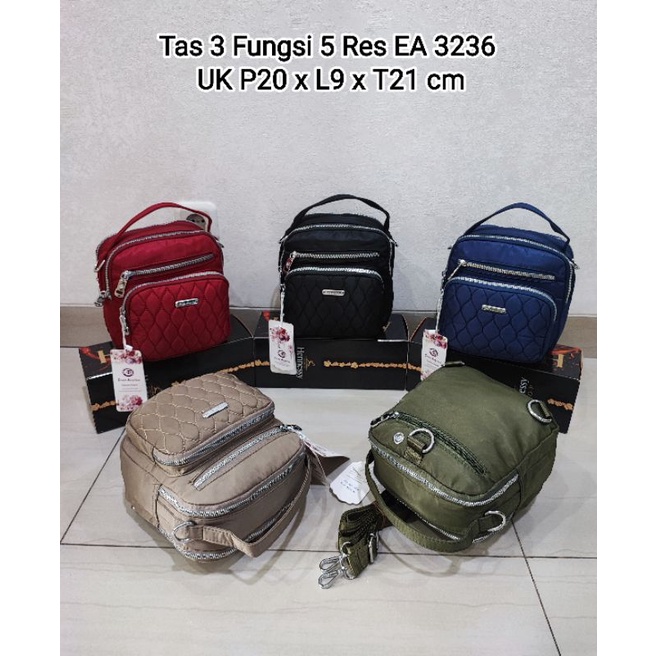 Tas 3 Fungsi 3236-13 Ernes Angeline Free Dustbag