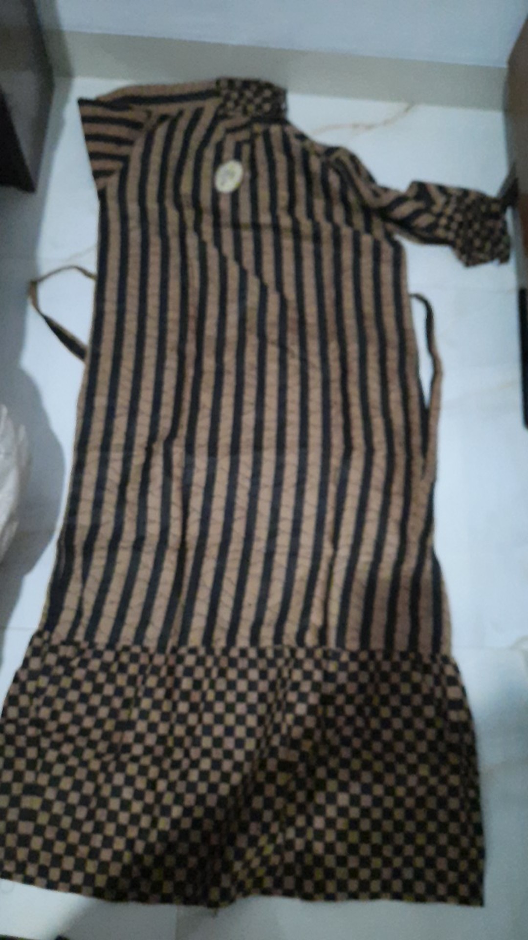 Gamis Batik Kombinasi Baju Muslimah Wanita All Size Bahan Katun Murah Promo