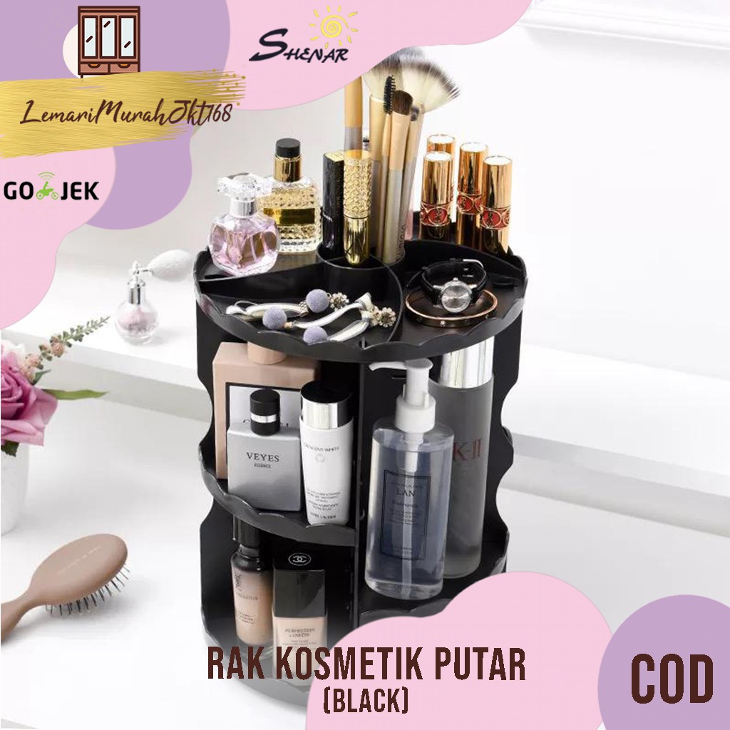  Rak  Kosmetik  Putar  Make Up Putar  360  Derajat Best 