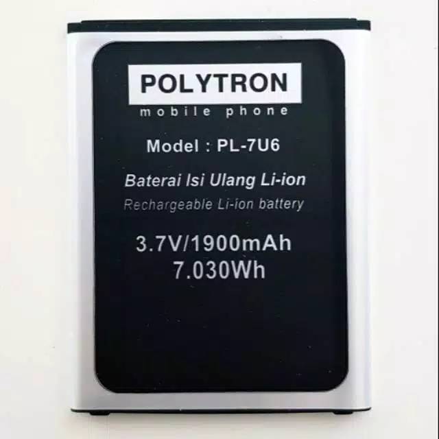 Batre batere bt hp polytron rocket C1 4G LTE L501 PL7U6 original