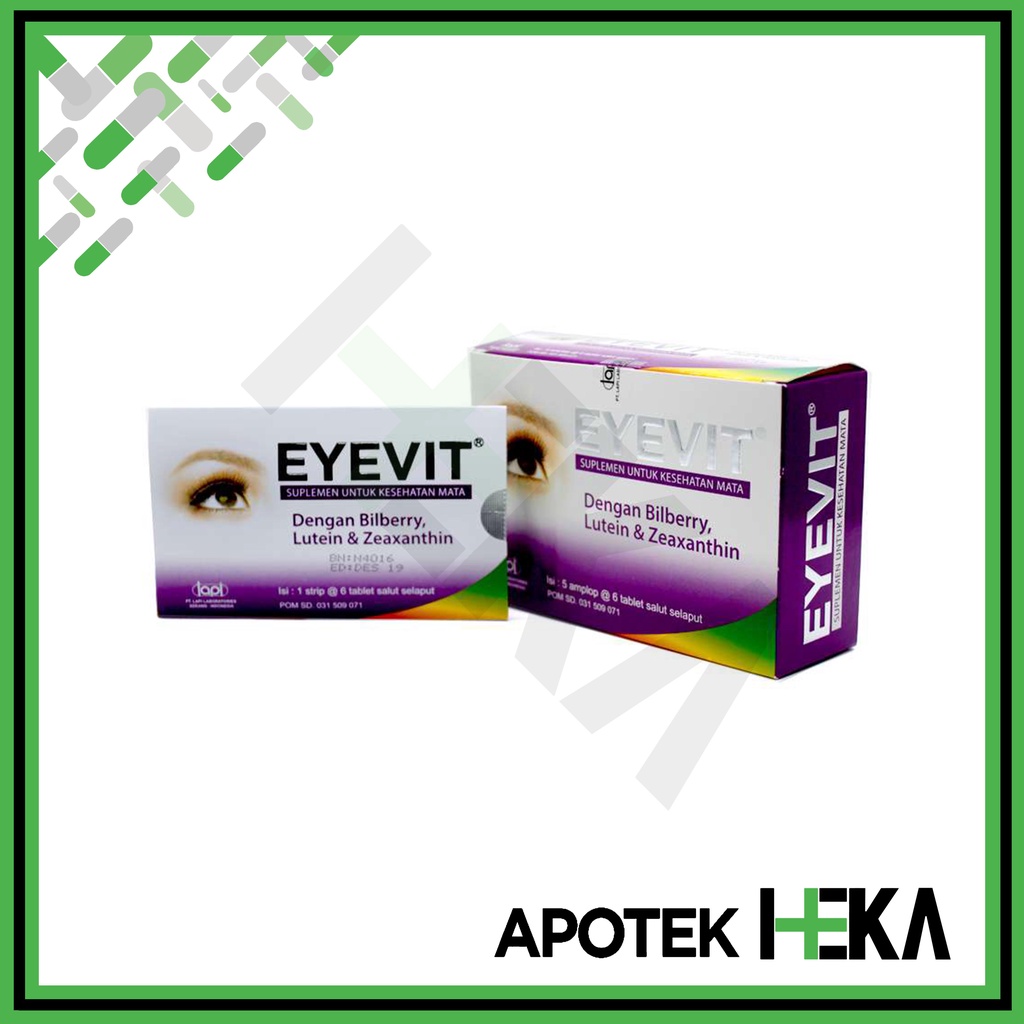 Eyevit Tablet Vitamin Mata Box isi 5x6 Tablet (SEMARANG)