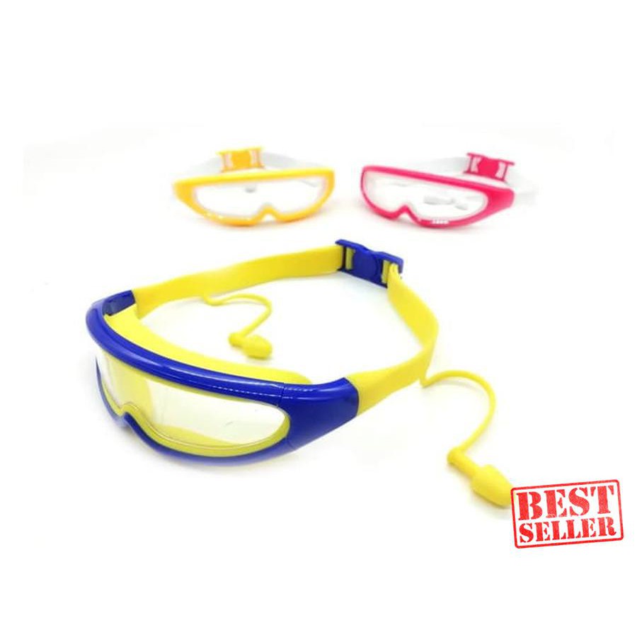 Kacamata Renang Anak Super wide Tipe Cima Cyclops Speeds LX 4000 + Box - Merah Muda