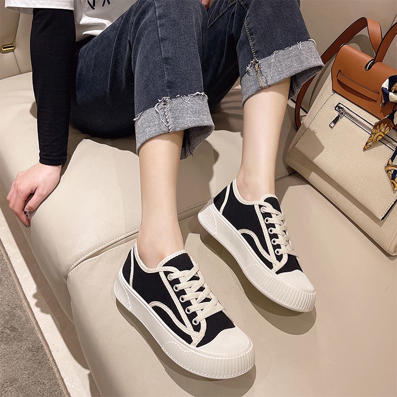 M Footwear - Sepatu Sneakers Canvas Wanita Import - CSG6119