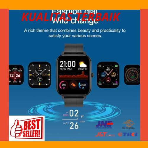 New Smartwatch GTS P8 Pro Android Ios F22 Alt Colmi P8 Immunity Monitor - Hitam