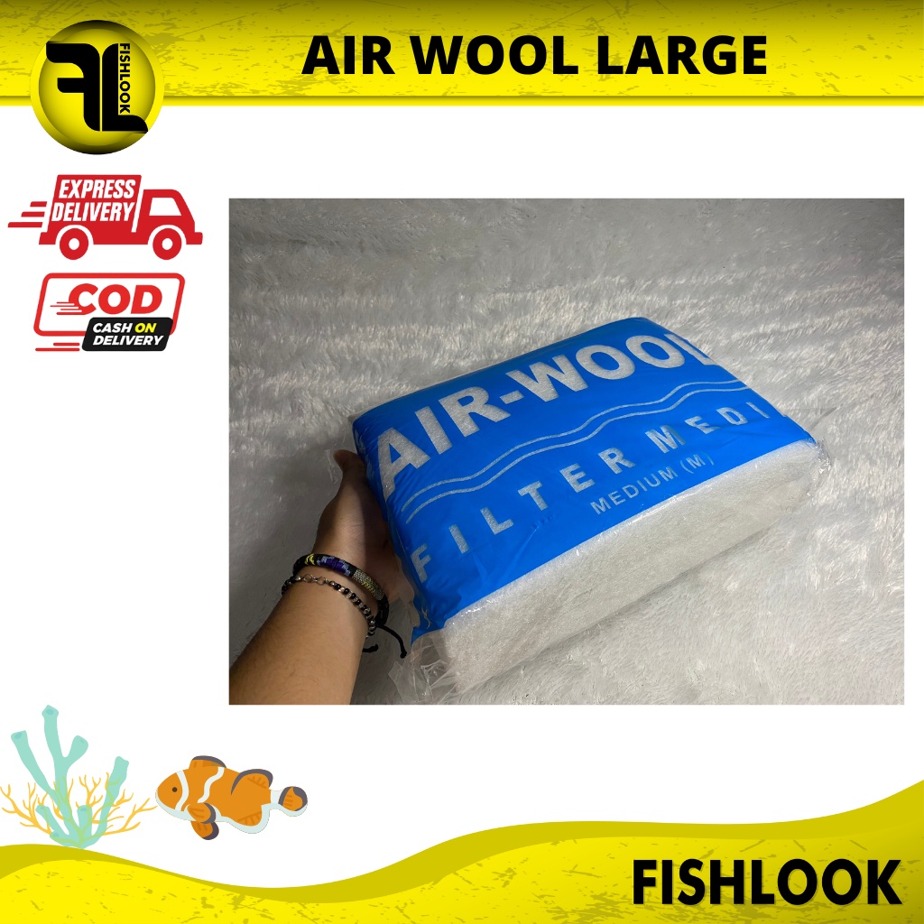 Kapas Filter Aquarium - Busa Penyaring Kotoran Air Wool Large