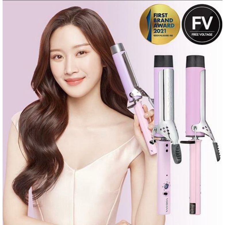 [READY] VODANA - Glam Wave Curling Iron 32mm 36mm 40mm Pink Violet Catokan Korea