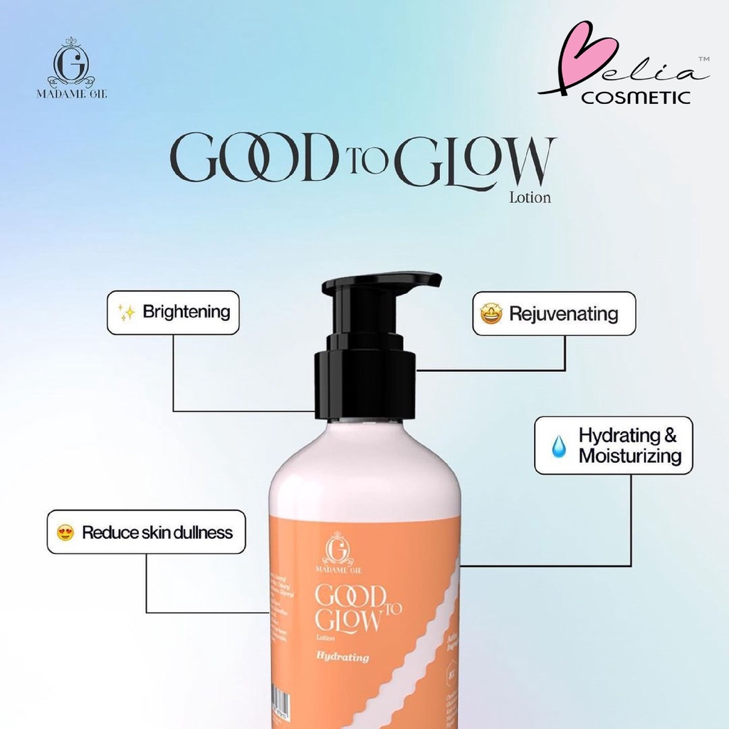 ❤ BELIA ❤ Madame Gie Good To Glow Shower Scrub | Body Wash | Lotion