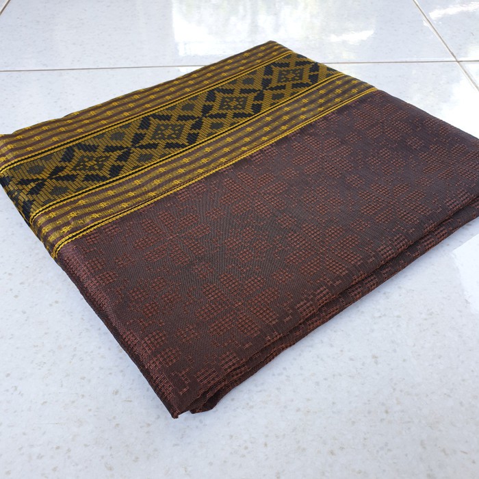 tenun songket kain tenun songket baron 1d motif lampung bronze tenun songket