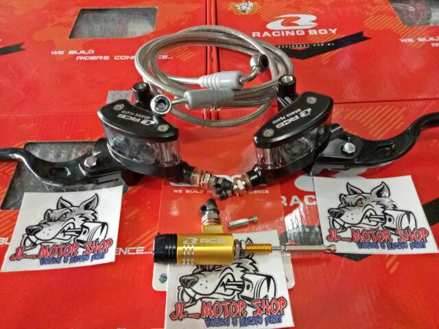 KOPLING HIDROLIK HYDRAULIC SET RCB -SEPAKET MASTER REM DAN KOPLING RCB PLUS HIDROLIK PUMP DAN SELANG