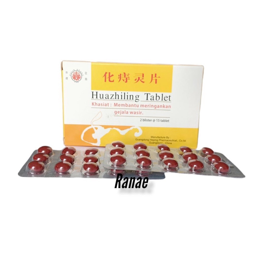 Huazhiling Tablet Isi 30 - Obat Wasir