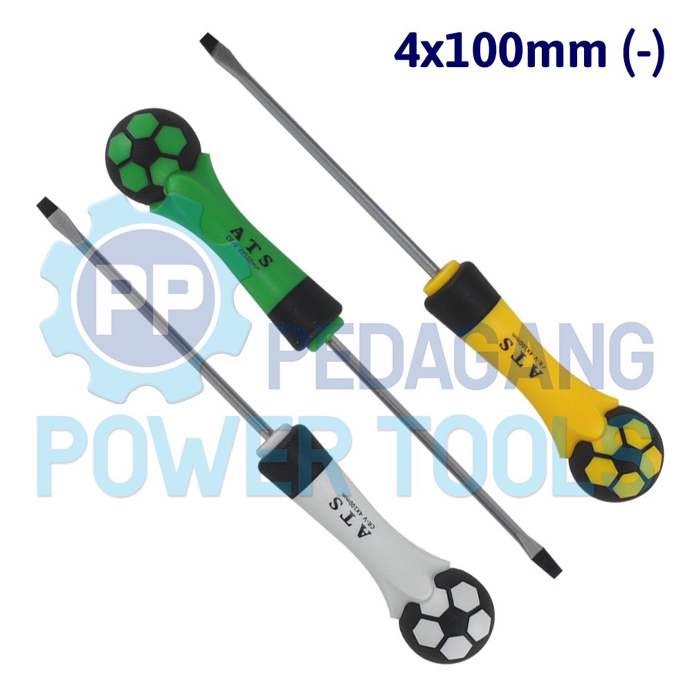 ATS OBENG BOLA 4 INCH MINUS 4 MM GAGANG PLASTIK MIN RADIO SCREWDRIVER