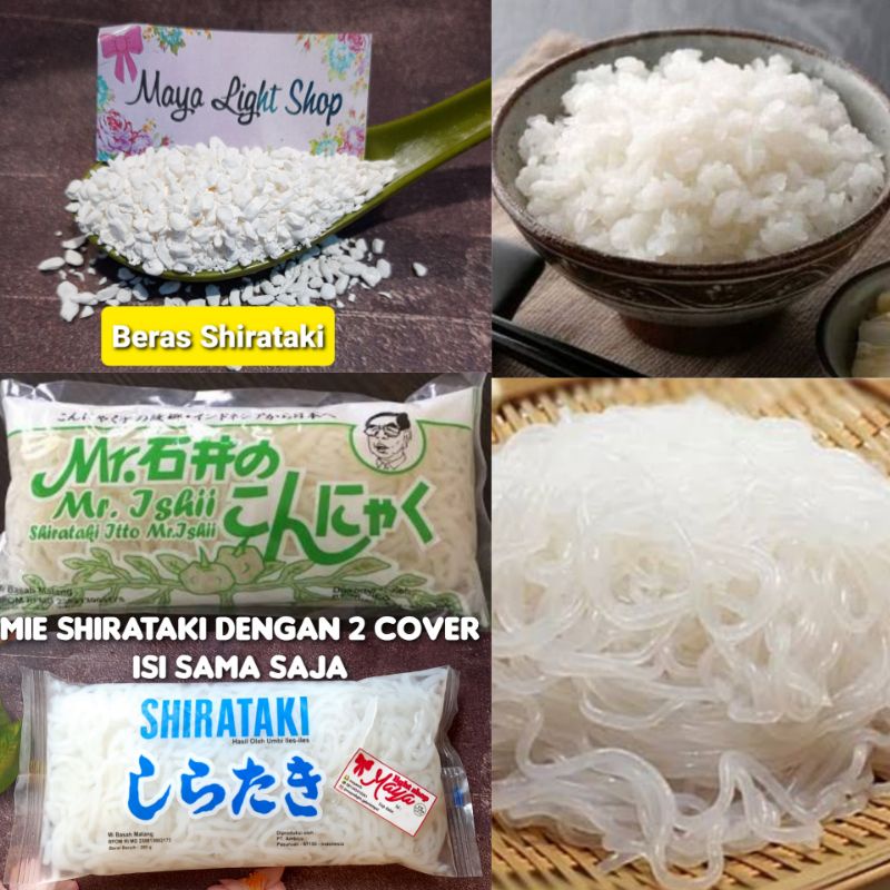 shirataki mie basah beras shirataki rice menu diet rendah kalori diet karbo debm mie sehat noodle shirataki