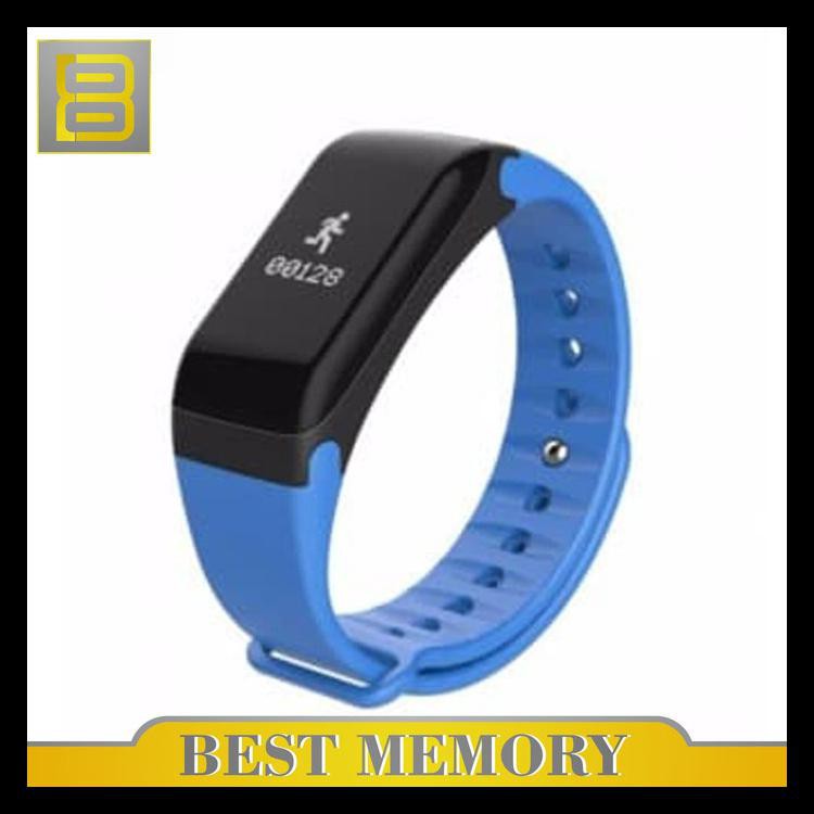 4Fit Blood Pressure And Oxigen Monitor Waterproof Activity Tracker - Hitam Kode 140