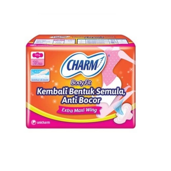 PEMBALUT CHARM BODY FIT EXTRA MAXI / SAFE NIGHT