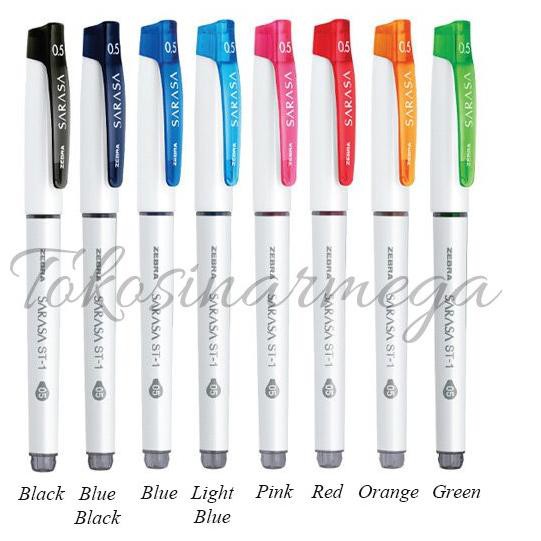

YJB Zebra Sarasa ST-1 ST1 Gel Ink Pen Rollerball 0.5mm (Dijual satuan) :)