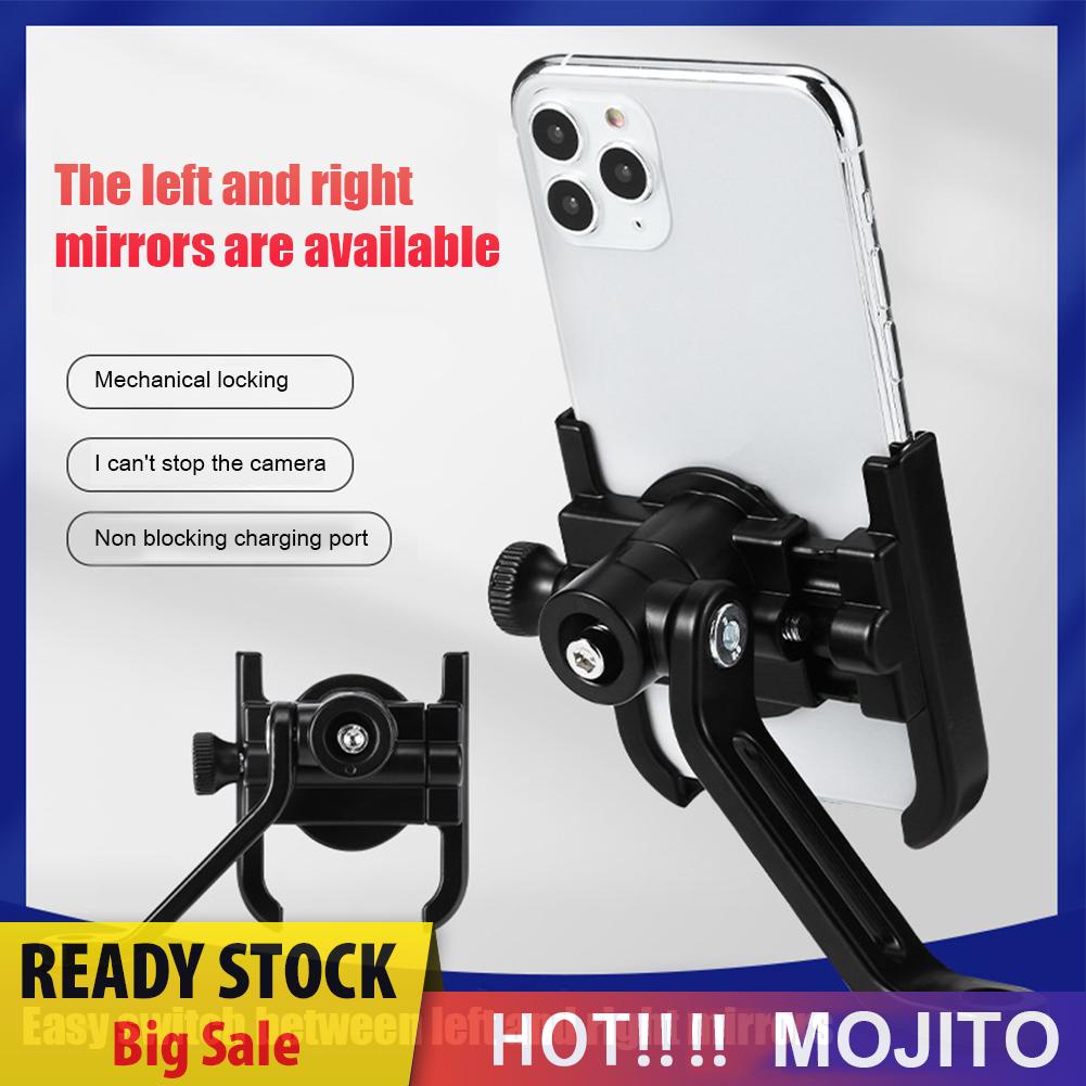 Bracket Penyangga Handphone Dengan Model Dapat Berputar 360 Untuk Sepeda / Motor