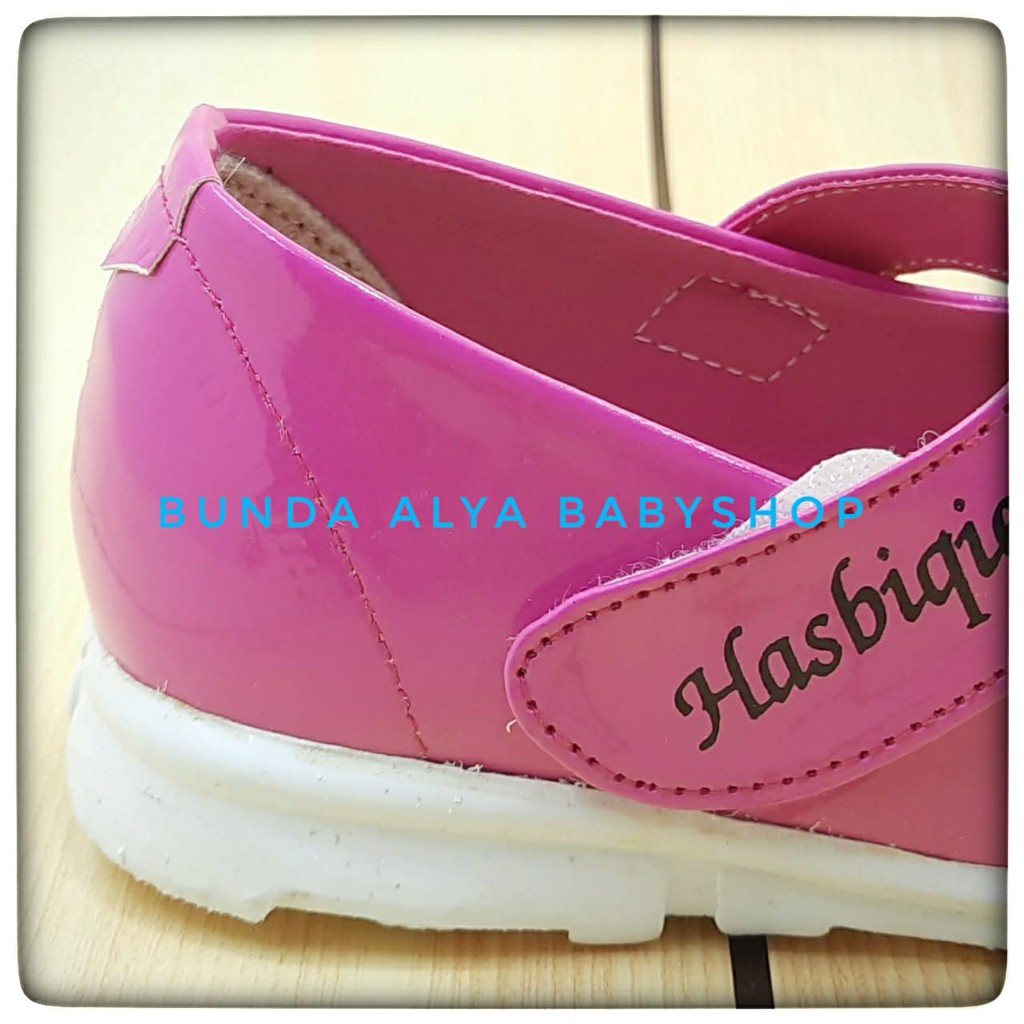 Sepatu Anak Perempuan Usia 2 3 Tahun PINK SIze 22 - 25 - Sepatu Pesta Anak Cewek Slip On Alas Karet Anti Licin