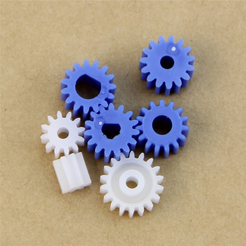 Mary 16 Jenis Roda Gigi Poros Spindle Gear-B 2MM 2.3MM 3MM 3.17MM 4MM Bahan Plastik