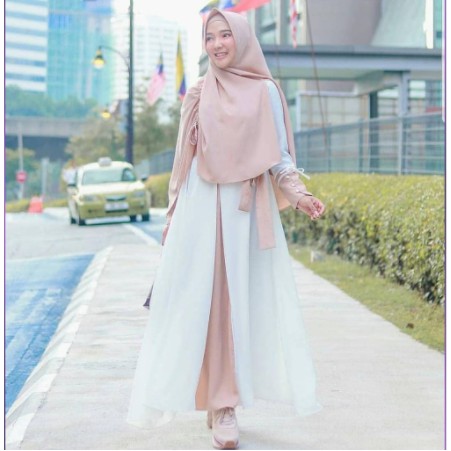 MEY SYAR'I Gamis Syari Remaja Wanita Muslim Terbaru Dress Gamus Syarii Baju Games Fashion Muslim