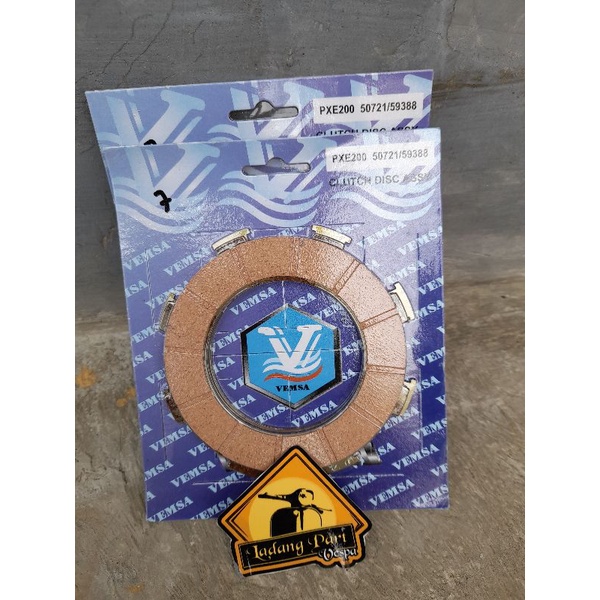 Kampas kopling  vespa px exclusife excel merk vemsa