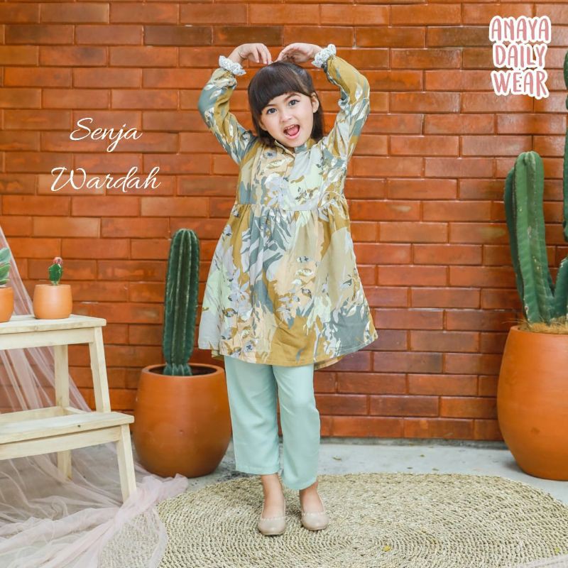 ANAYA HIJAB TUNIK SENJA  / TUNIK ANAK / TUNIK DEWASA / TUNIK COUPLE / DRESS ANAK