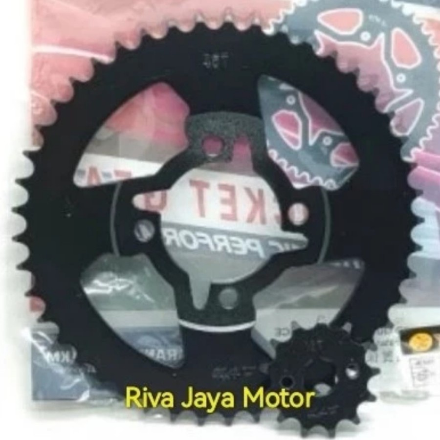 Gear Belakang Gir Depan Supra X Fit Lama Grand Prima 50t/12t Yuzaka