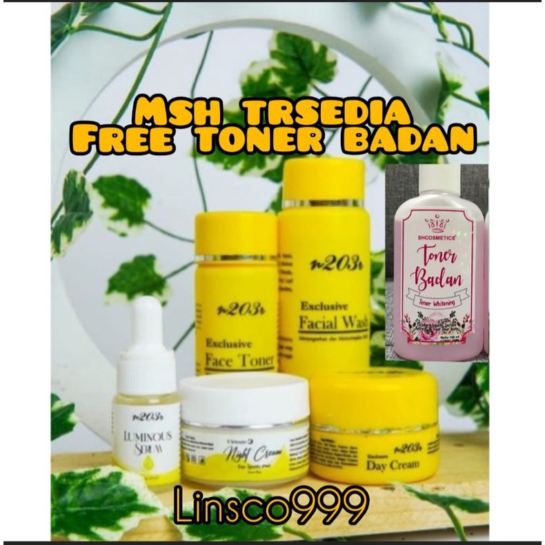 SKINCARE NR HERBAL CARE N203R ORIGINAL BPOM/PAKET PEMUTIH WAJAH KINCLONG GLOW GLOWING FLAWLESS LICIN