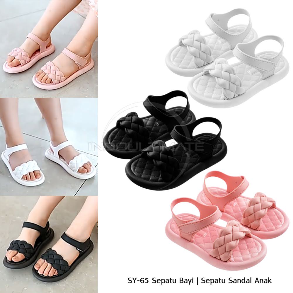 Sendal Anak Balita Cewek Cowok Silicon Empuk Sandal Anti Slip Sepatu Sandal Jelly Anak Sandal Anak Balita Laki-laki Perempuan Silikon SY-65