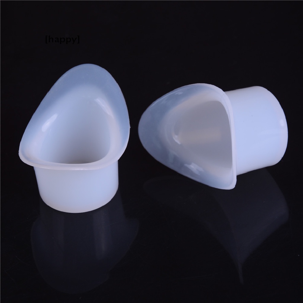 Ha 2PCS Cup Plastik Silica gel Untuk Mencuci Mata