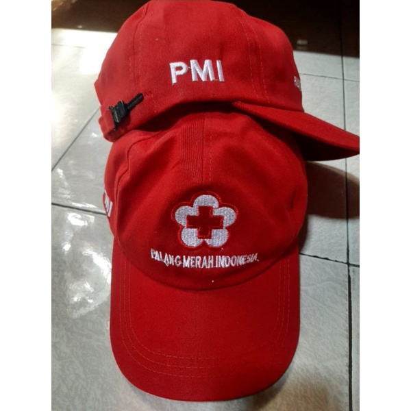 topi komando / topi PMI dan PMR merah wira / madya