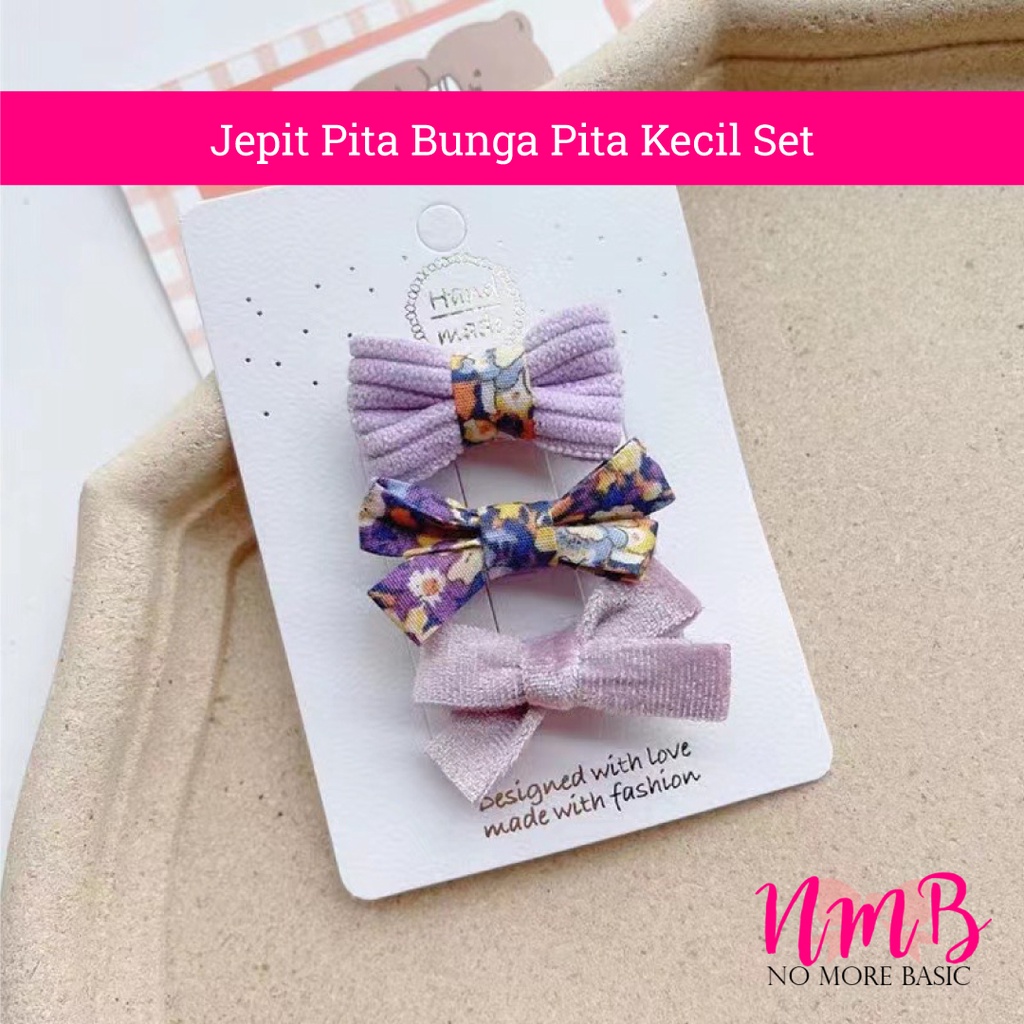 Jepit Pita Bunga Pita Kecil Set Jepitan Rambut Anak Perempuan Korea