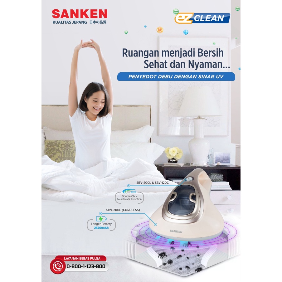 PENYEDOT DEBU EZ CLEAN SANKEN SBV 200 L SBV200L