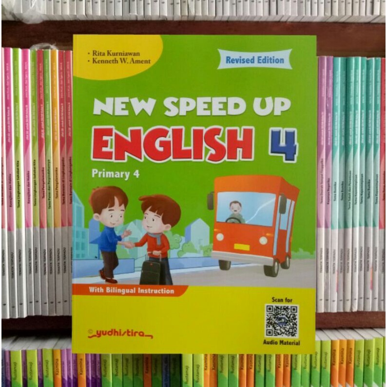 BUKU NEW SPEED UP ENGLISH SD/MI KELAS 4 REVISI K13N YUDHISTIRA