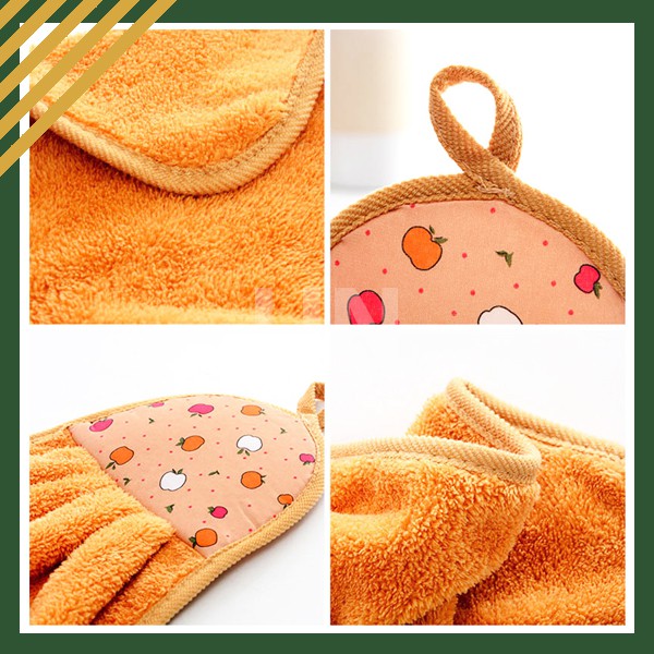 Lap Tangan Gantung | Lap Tangan Microfiber Polos Hand Towel Gantung Dapur Handuk Kitchen