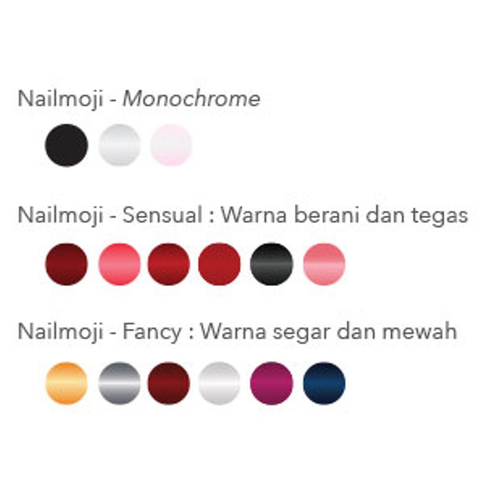 PROMO HABISIN STOK Madame Gie Nail Moji Glamour Series