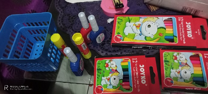 Desk Set Plastic / Pen Holder Plastik / Tempat Alat Tulis Keranjang Plastik