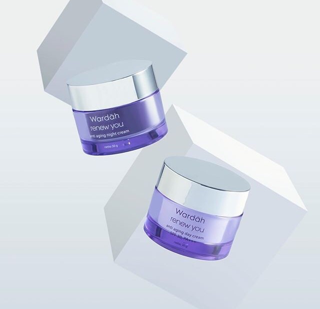 WARDAH Renew You Anti Aging DAY / NIGHT Cream (tersedia ukuran 30gr &amp; 17ml)