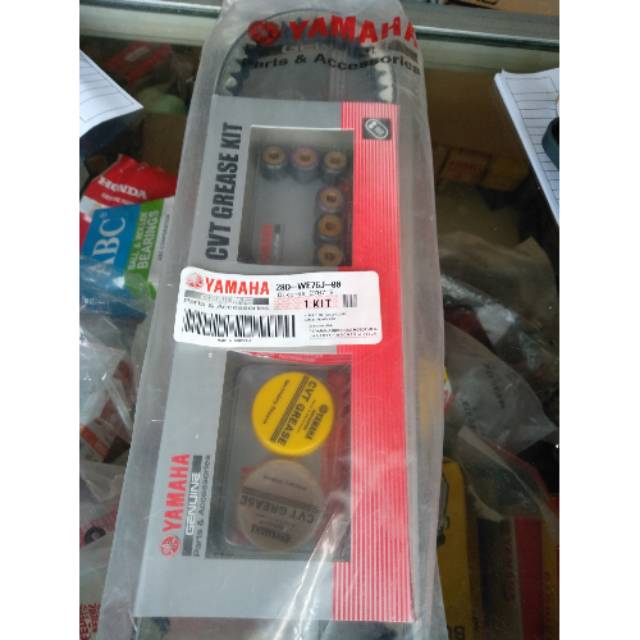 V belt + roler asli yamaha mio (28d)